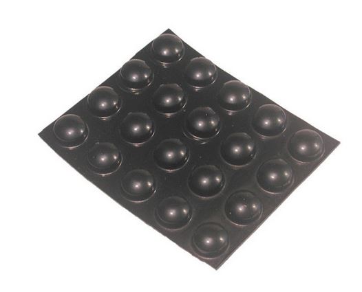 Bump Dots Black Round