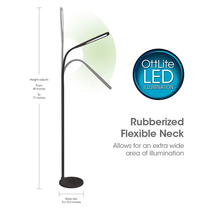 OttLite LED Floor Lamp