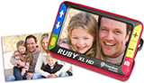 Ruby XL HD showing a man and a little girl smiling together