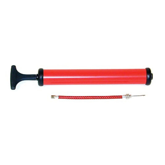 red and black air pump