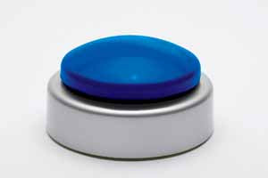 Silver and blue button. That was easy